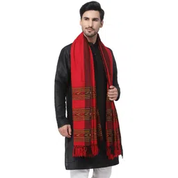 WEAVERS VILLA Acrylic Solid Men Shawl-picture-37