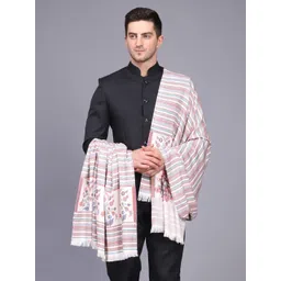 WEAVERS VILLA Acrylic, Wool Woven Men Shawl-picture-41