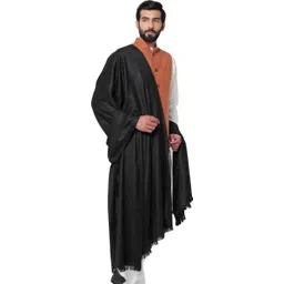 WEAVERS VILLA Cashmere, Wool Solid Men Shawl-picture-38