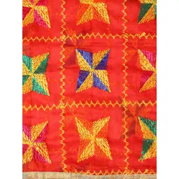 WEAVERS VILLA Floral Embroidered Dupatta image 5