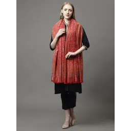 WEAVERS VILLA Women Floral Printed Shawl-picture-36