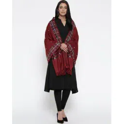 weavers villa Woven Shawl with Tassels-picture-51