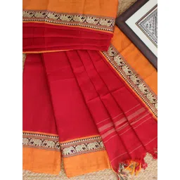 Weaves of Tradition Dharwad Mercerized Pure Cotton Unstitched Dress Material-picture-17