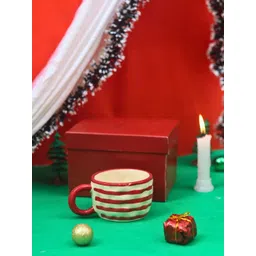 WEAVING HOMES Red & White Printed Ceramic Glossy Mugs Set of Cups and Mugs-picture-21