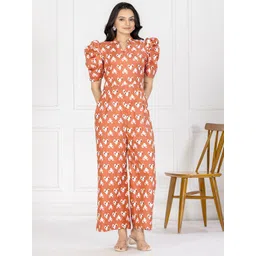 WEAVLLITE Women Printed Basic Jumpsuit image 1
