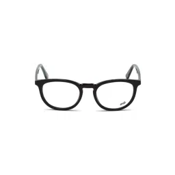 WEB EYEWEAR Black Full Rim Oval Frame Designed in Italy-picture-13