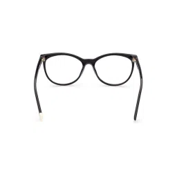 WEB EYEWEAR Black Full Rim Oval Frame Designed in Italy image 5