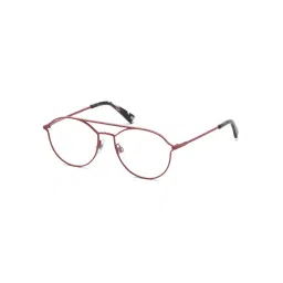 WEB EYEWEAR Red Geometric Unisex Eye Frames-picture-18