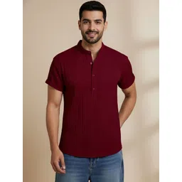 WEBRIC Men Striped Thread Work Kurta-picture-14