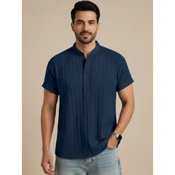 WEBRIC Men Striped Thread Work Kurta-picture-32