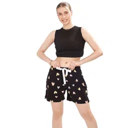 WEET Women Polka Dots Printed Cotton Lounge Shorts-picture-21