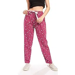 weet Women's Cotton Star Printed Pyjama|Night Lounge Pants for Ladies-picture-13