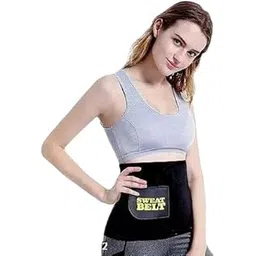 weight lose belt fat lose belt pet kam karne ki belt patla hone ka belt sweat slim belt hot belt yoga belt,GYM BLET exercise belt tummy trimmer belt for men & women (Free size, Pack of 1) (PE-006)-picture-35