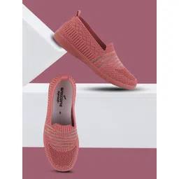 WELCOME Women Textured Mesh Slip-On Sneakers-picture-14