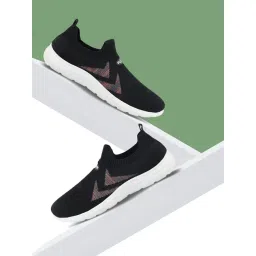 WELCOME Women W IIFA 101 Black Slip-Ons-picture-37