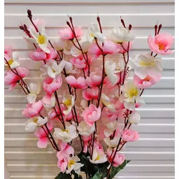 well art gallery ALLAH DESIGNER Multicolor Peach Blossom Artificial Flower-picture-28