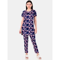 WELL QUALITY Women Printed Night suit-picture-17