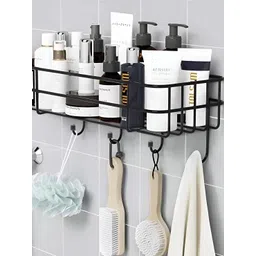 Well Set Black Iron Bathroom Caddy-picture-33