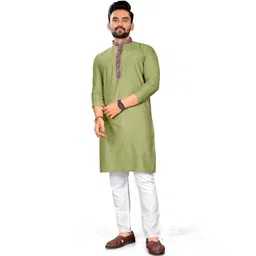 WELL TEX Men Jacquard Kurta-picture-17