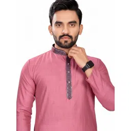 WELL TEX Men Jacquard Kurta image 2