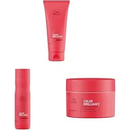 Wella Professionals INVIGO COLOR BRILLIANCE Conditioner for coarse hair 200ml, Mask for fine/normal hair 150ml and Shampoo for fine/normal hair 250ml Combo-picture-14