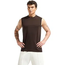 wellbi Bamboo Tank Top for Men | Sleeveless Training Vest | Moisture Wicking, Breathable, Anti-Bacterial | Soft Stretchable Gym Wear-picture-23