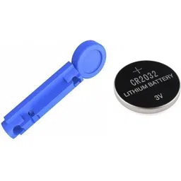 Wellstar CR-2032 Lithium battery With Round Blood Lancet for Dr Morepen BG03 Glucometer Lancets-picture-19