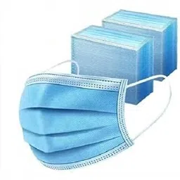 wellstar Water Resistant Surgical Mask With Melt Blown Fabric Layer Blue Free Size Pack of 200 3 Ply-picture-25