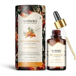 Wellwith (Ayuzera) Sea Buckthorn Berry Oil 10ml | Face & Hair Serum | Nourishing Oil | Omega 3,6,7 & 9 | Collagen Boosting | Dull Skin & Fine Lines & Dark Spots | For Smooth, Glowing Skin (Pack of 1)-picture-36