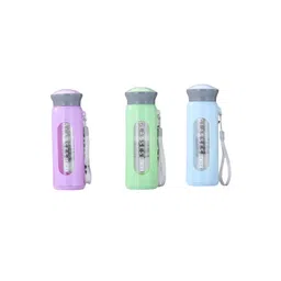 WELOUR Multicoloured Set of 3 Glass Water Bottle-picture-13