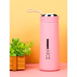 WELOUR Pink Brand Logo Printed Glass Water Bottle 400 ml-picture-32