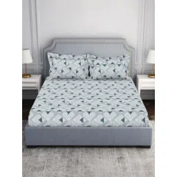 Welspun grey 100% cotton serene large bedsheets-picture-45