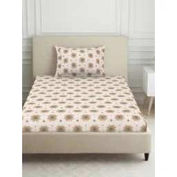 Welspun light blue polycotton harmony single bedsheets-picture-13