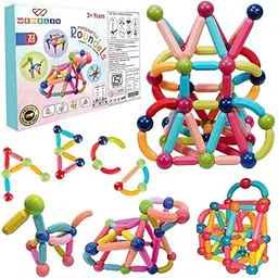Wembley Magnetic Blocks for Kids Engaging Magnet Toys Building Sticks STEM Educational Construction & Creative Activity Mind Game Brain Development & Learning Gift for Boys & Girls 3+ Years -32 Pieces-picture-12