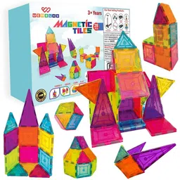 wembley Constructing & Magnetic Sticks Building Blocks & Magnetic Tiles For Kids (28PCS)-picture-11