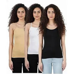 wemyc Women’s Essential Cotton Camisole with Adjustable Spaghetti Straps – Soft Breathable Layering Tank Top, Slim Fit Cami for Everyday Wear-picture-12