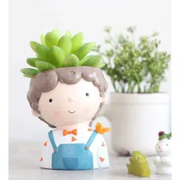 wens Baby Boy Succulent Polyresin Desk Pot-picture-33