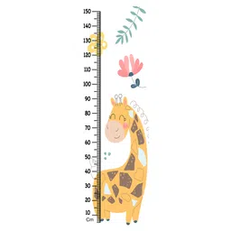 WENS Cute Giraffe Height Chart Wall Decal Growth Chart- White-picture-18