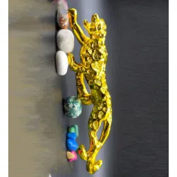 wens Golden Dotted Jaguar Showpiece Resin Figurine (Gold)-picture-33