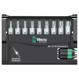 WERA BIT-CHECK SET W/UNIVERSAL HOLDER, 11PC, 05057115001-picture-43