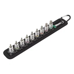 WERA HEX BIT SOCKET SET, 1/4IN DRIVE, 11PC, BELT A IMPERIAL 1-picture-28