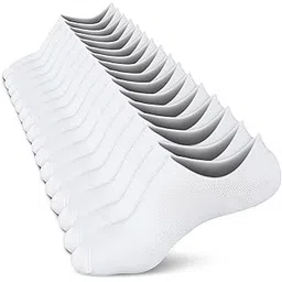 wernies No Show Socks Women Low Socks 4-8 Pairs Non Slip Flat Boat Line, Size 5-11-picture-35