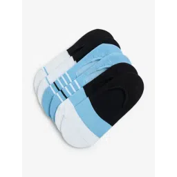 WES Lounge by Westside Blue Printed Cotton-Blend Socks - Pack of 3-picture-43