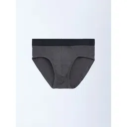 WES Lounge by Westside Navy Solid Cotton Briefs - Pack of 3-picture-33