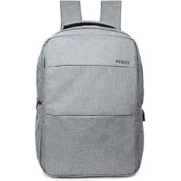 Wesley ALPHA 16 inch 30 L Casual Waterproof Laptop Backpack/Office Bag/School Bag/College Bag/Business Bag/Unisex Travel Backpack (Grey)-picture-22