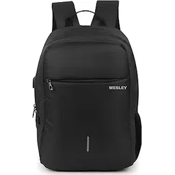 wesley Zeus Usb charging Travel Laptop Backpack with 15.6 inch Laptop Compartment business/Office/School/college/Travel/Gifting Bag for men and women (Panther Black)-picture-56