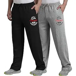 West Gate Clothing Plus Size Men's Regular Fit Trackpants | Men's Track Pant Combo Pack 2 | Men Stylish Trackpant | Vintage Print | 2XL,3XL,4XL,5XL-picture-31