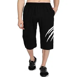 West Gate Clothing Plus Size Mens Three Fourth for Men | Mens Cotton Capri | Men's 3/4 | Roar Print | Men's Capri 2XL,3XL,4XL,5XL-picture-25