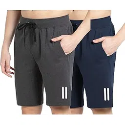 West Gate Clothing Plus Sizes Men's Cotton Knee Length Shorts | Casual and Night Wear Mens Shorts | A1-picture-27