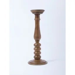 Westside Home Brown Wooden Candle Holder-image-10
